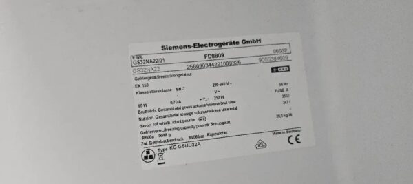 "Siemens", polovni zamrzivac, 253l, 185 cm, garancija 6 meseci, prevoz ukljucen u cenu - Image 4
