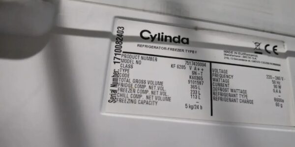 "Cylinda", polovna kombinacija frizider/zamrzivac, 185cm, garancija 6 meseci, prevoz ukljucen u cenu - Image 4
