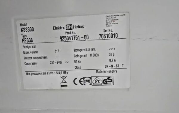 "ElektroHelios", polovni frizider, 317l, 155 cm, garancija 6 meseci, prevoz ukljucen u cenu - Image 3