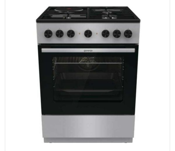 "GORENJE GK 6B41 SD", nov kombinovani sporet, siva boja, 60 cm, turbo rerna, prevoz ukljucen u cenu