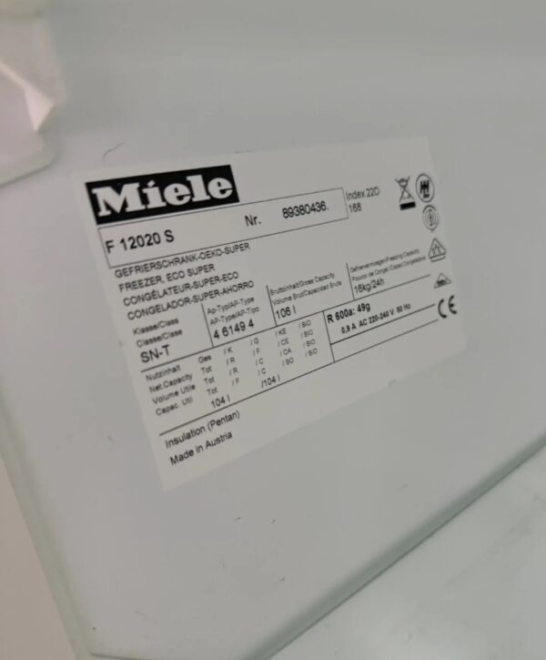 "MIELE", GERMANY, polovni zamrzivac, 85x60 cm, digitalni, 4 odeljka, prevoz ukljucen u cenu - Image 3