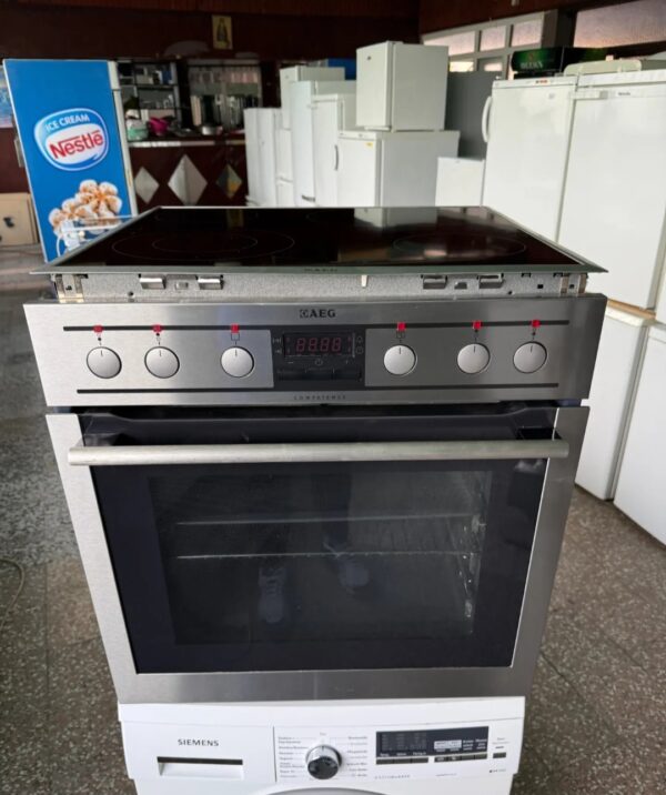 "AEG", GERMANY, Ugradni šporet, Inox, Turbo, Tooop model, prevoz ukljucen u cenu