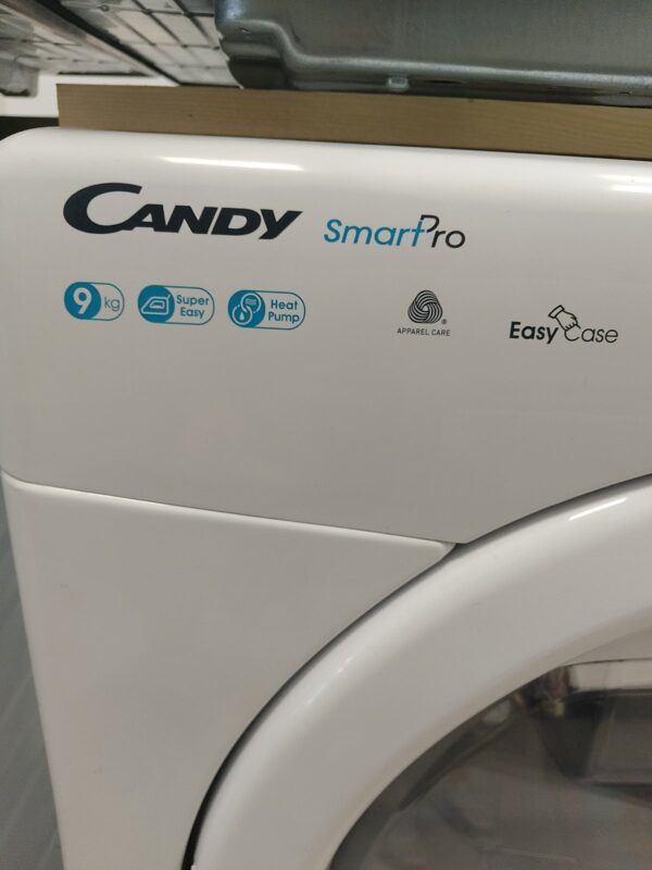 Nova masina za susenje vesa sa estetskim ostecenjima "Candy CSOE H9A2DE-S ss0025", 9kg, Toplotna Pumpa, Wi-Fi, A++, garancija 25 meseci, prevoz ukljucen u cenu - Image 2