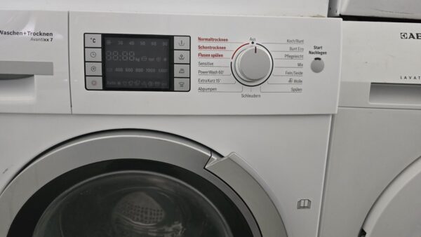 Polovna kombinovana mašina “Bosch Avantixx 7”, 7 kg pranja - 4 kg sušenja, A energetska klasa, garancija 6 meseci, prevoz uključen u cenu. - Image 2