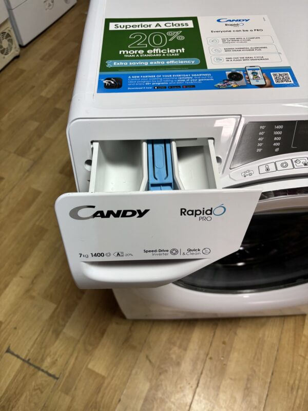 Nova ves masina "Candy", sa estetskim ostecenjima, 7kg, 1400 rpm, A klasa, SLIM( 45 cm dubina), garancija 25 meseci, prevoz ukljucen u cenu - Image 7