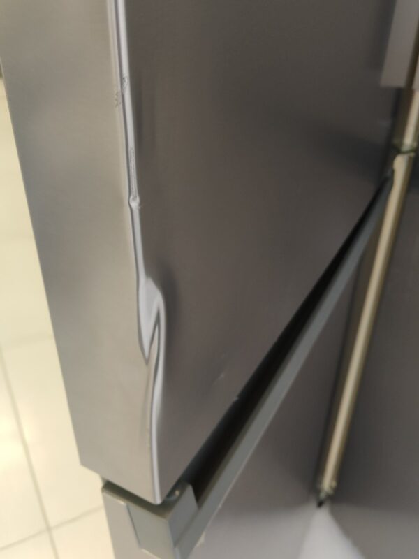 Nov kombinovani frizider "Haier", sa estetskim ostecenjima, 340 l, Total No Frost, Inverter, 185 cm, Inox, garancija 25 meseci, prevoz ukljucen u cenu - Image 3