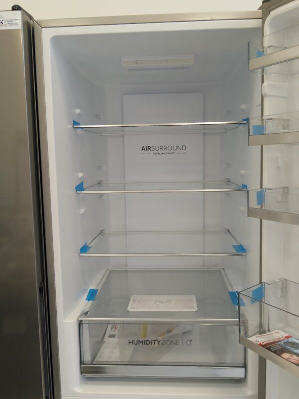 Nov kombinovani frizider "Haier", sa estetskim ostecenjima, 340 l, Total No Frost, Inverter, 185 cm, Inox, garancija 25 meseci, prevoz ukljucen u cenu - Image 5