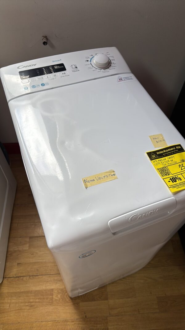 Nova ves masina sa punjenjem odozgo "Candy", estetska ostecenja, 7kg, 1200 rpm, garancija 25 meseci - Image 9