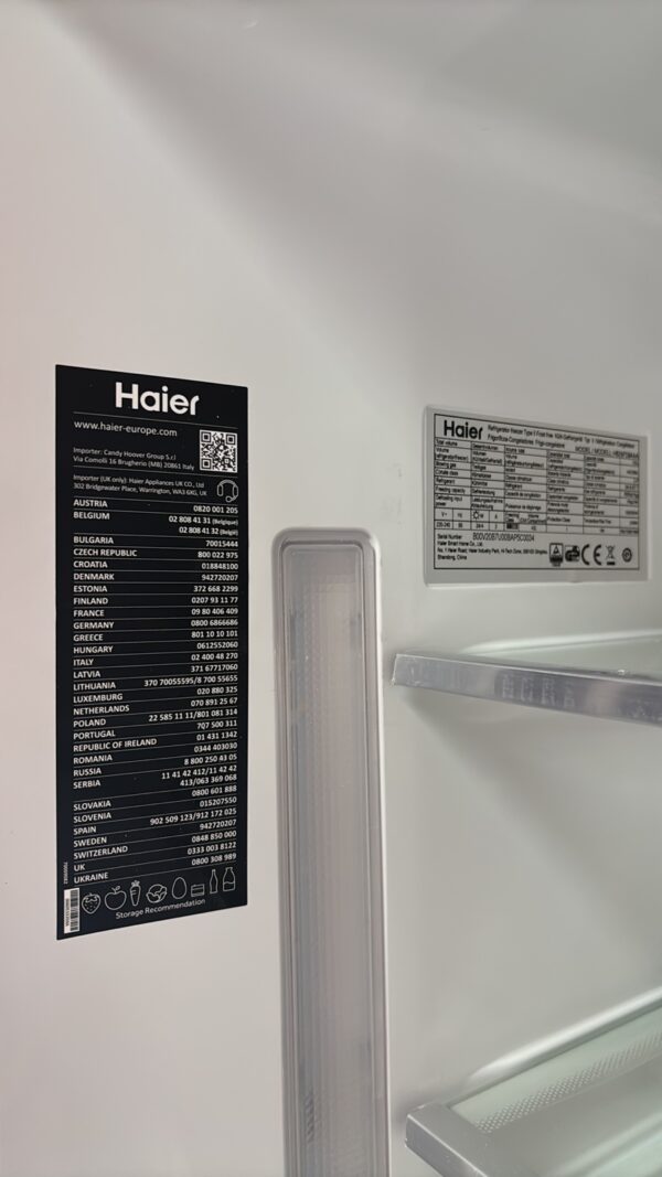 Nov americki frizider "Haier" sa estetskim ostecenjima, 750l, No Frost, Inverter, LED, 4 vrata, garancija 25 meseci - Image 4