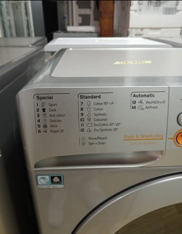 Nova kombinovana masina " Indesit", 9kg pere/ 6kg susi, 1400rpm, A klasa, siva, garancija 25 meseci, prevoz ukljucen u cenu - Image 2