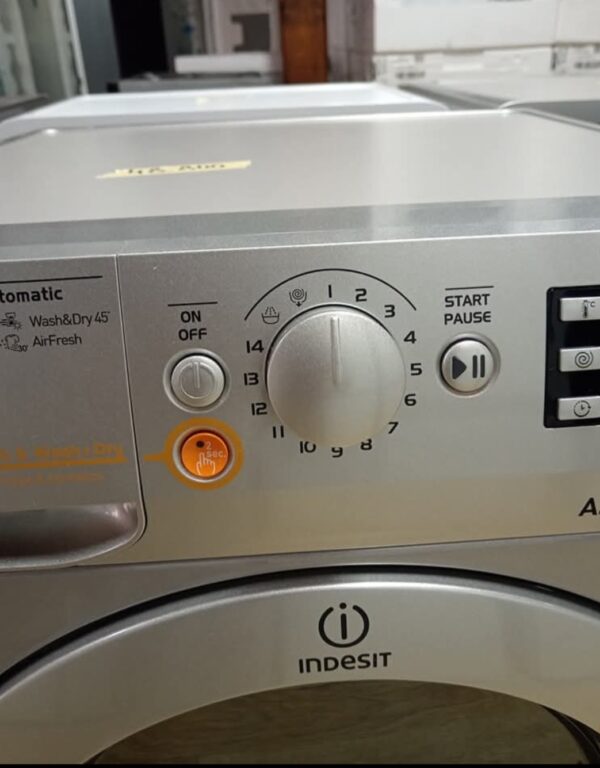 Nova kombinovana masina " Indesit", 9kg pere/ 6kg susi, 1400rpm, A klasa, siva, garancija 25 meseci, prevoz ukljucen u cenu - Image 6