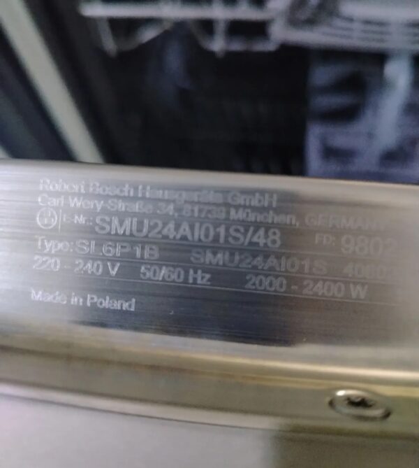 "Bosch", polovna inox podpultna masina za sudove, 60 cm, displej, garancija 6 meseci, prevoz ukljucen u cenu - Image 3