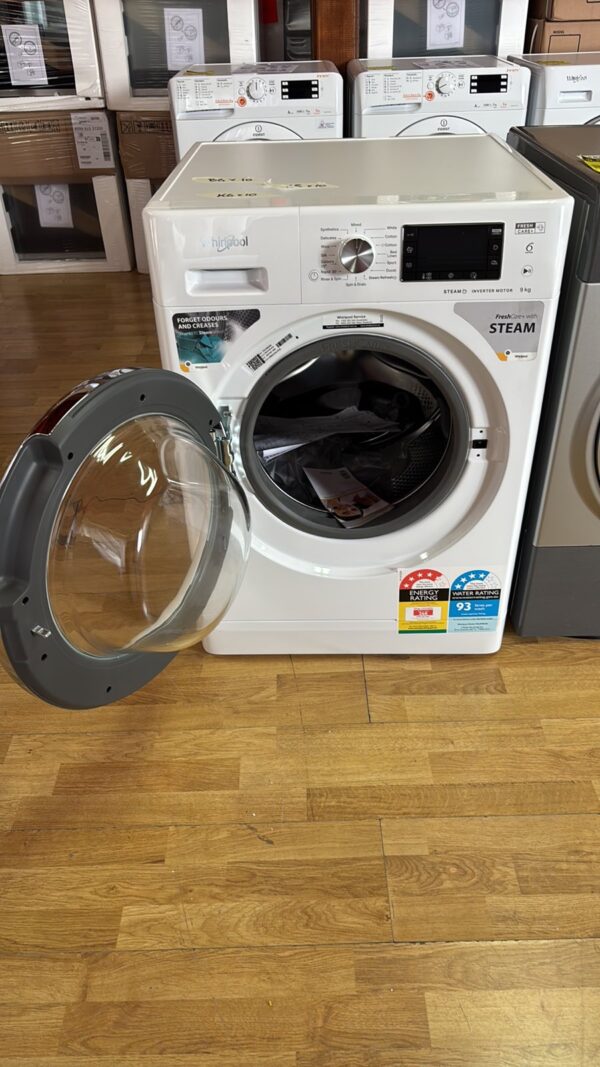 "Whirlpool", nova ves masina, 9 kg, 1400 obrtaja, Inverter, 6thSense, 25 meseci garancija, prevoz ukljucen u cenu - Image 6