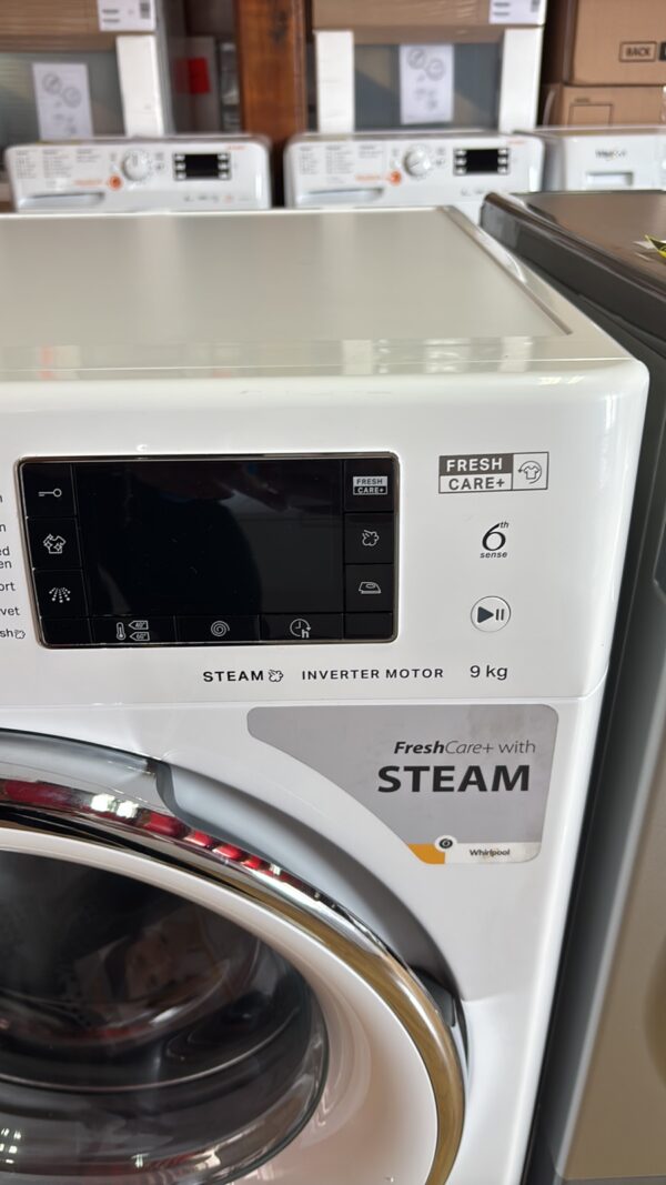 "Whirlpool", nova ves masina, 9 kg, 1400 obrtaja, Inverter, 6thSense, 25 meseci garancija, prevoz ukljucen u cenu - Image 5