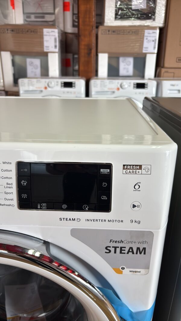 "Whirlpool", nova ves masina, 9 kg, 1400 obrtaja, Inverter, 6thSense, 25 meseci garancija, prevoz ukljucen u cenu - Image 2