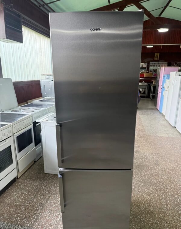 "GORENJE", GERMANY, polovan inox kombinovani frižider, 320litara, 186 cm, prevoz ukljucen u cenu