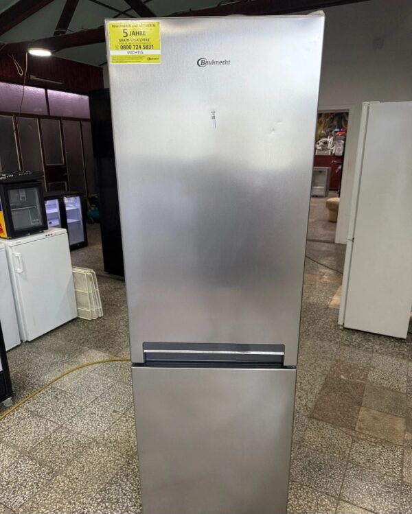 "BAUKNECHT", GERMANY, polovan Inox kombinovani frižider, 186 cm, prevoz ukljucen u cenu