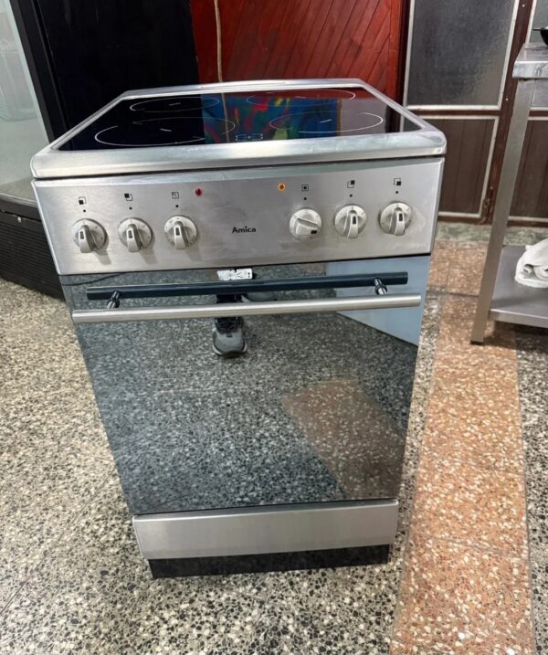 "AMICA", GERMANY, polovan sporet, 50cm , Inox, Ogledalo, Turbo, mono, prevoz ukljucen u cenu