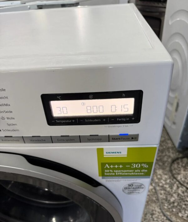 "SIEMENS", GERMANY, polovna ves masina, iQ800, 8kg, 1400obrtaja, extra dobra, prevoz ukljucen u cenu - Image 6