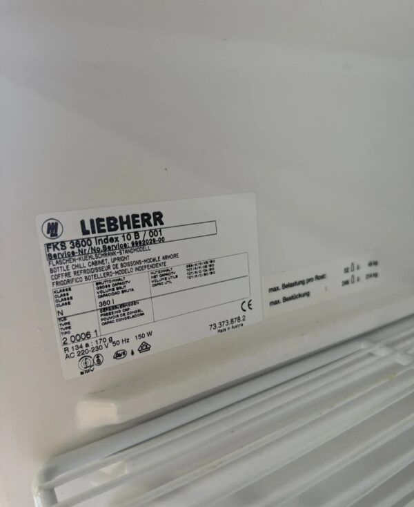 "LIEBHERR", GERMANY, 360lit , Mirno hladjenje, ne suši hranu, 160 cm - Image 3