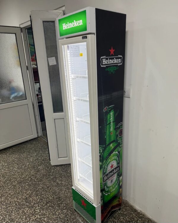 "HEINEKEN & Efficold" Fusion, GERMANY, polovna vitrina, PERFEKTNA, ultra slim vitrina 36cm, 187 cm
