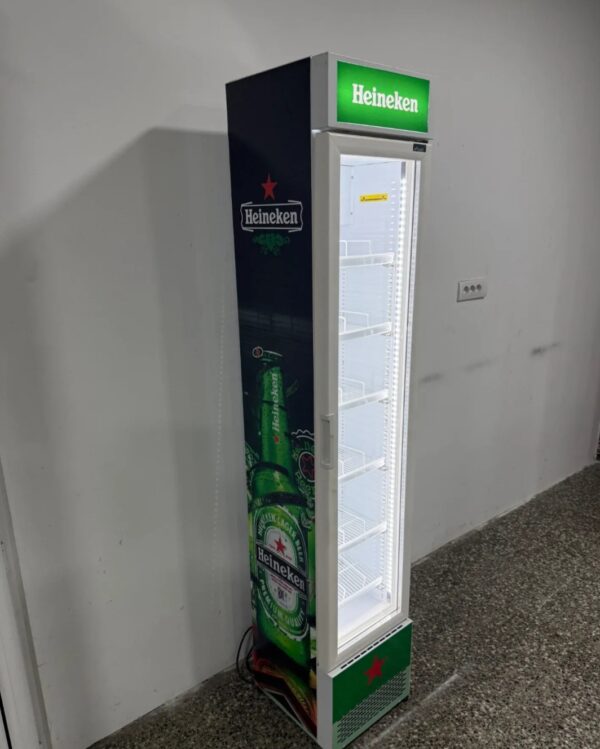 "HEINEKEN & Efficold" Fusion, GERMANY, polovna vitrina, PERFEKTNA, ultra slim vitrina 36cm, 187 cm - Image 2