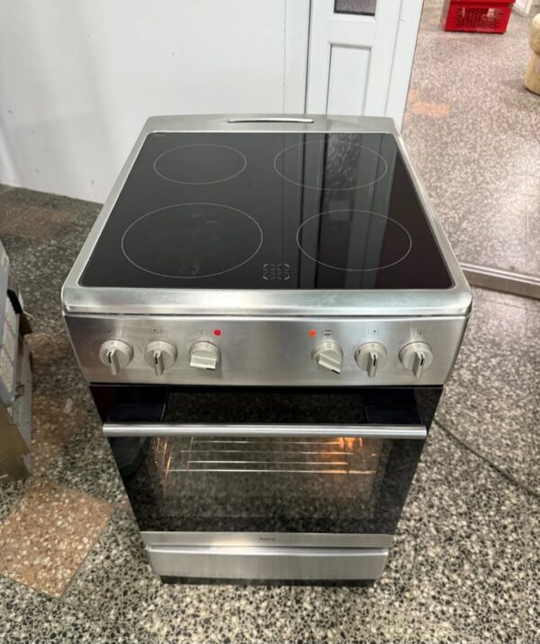 "AMICA", GERMANY, inox, polovan šporet ravna ploča, 50cm, extraa, prevoz ukljucen u cenu