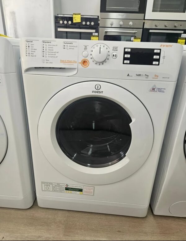"Indesit", nova kombinovana masina, 7 pere/5 susi,  1400 obrtaja, A klasa, garancija 25 meseci, prevoz ukljucen u cenu