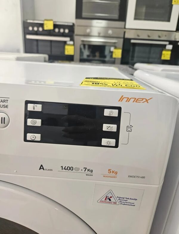 "Indesit", nova kombinovana masina, 7 pere/5 susi,  1400 obrtaja, A klasa, garancija 25 meseci, prevoz ukljucen u cenu - Image 4