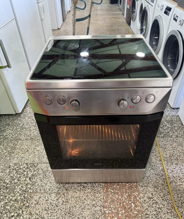 "GORENJE", GERMANY, polovan sporet, Inox, 60cm, Turbo, monofazni, prevoz ukljucen u cenu