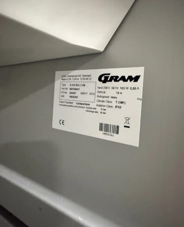 "GRAM", GERMANY, polovan Prohromski profesionalni frižider, 410lit., 187 cm, izuzetno ocuvan - Image 3