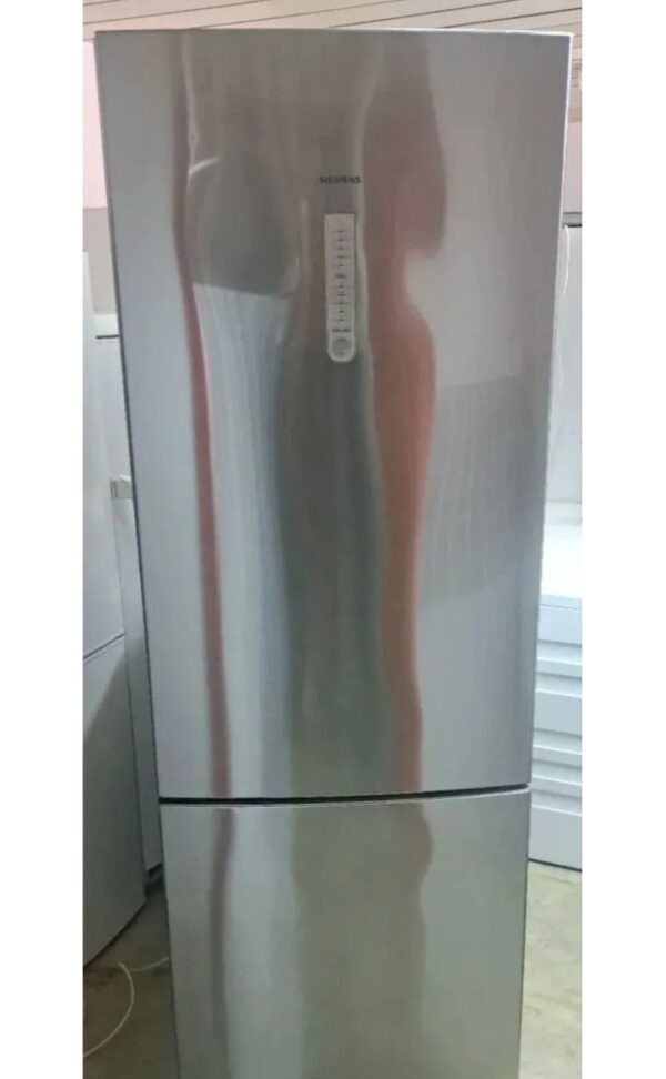 "SIMENS XXL", polovan kombinovani frižider, Inox, DZAMBO,  200x70, ogroman, A+++, garancija 6 meseci, moguc prevoz