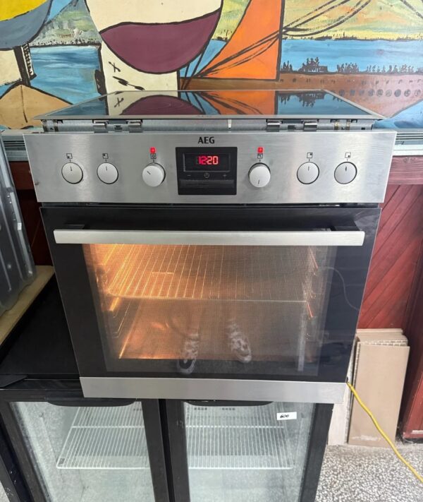 "AEG", GERMANY, polovvni inox komplet, rerna+ploča, extra šporet, 60 cm, prevoz ukljucen u cenu