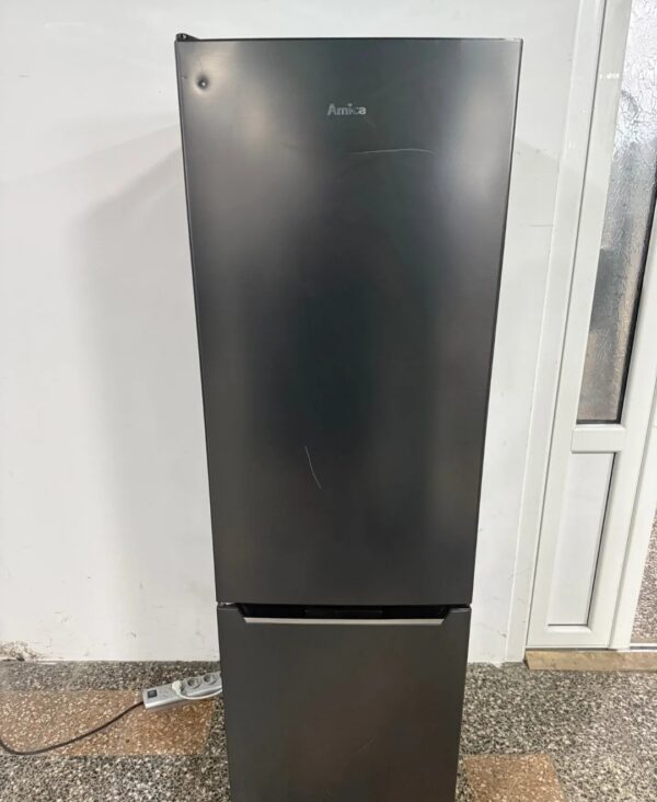 "AMICA", GERMANY, polovni Uski  frizider,54cm širina, Kao nov, Antracit Crn, 177 cm, prevoz  ukljucen u cenu