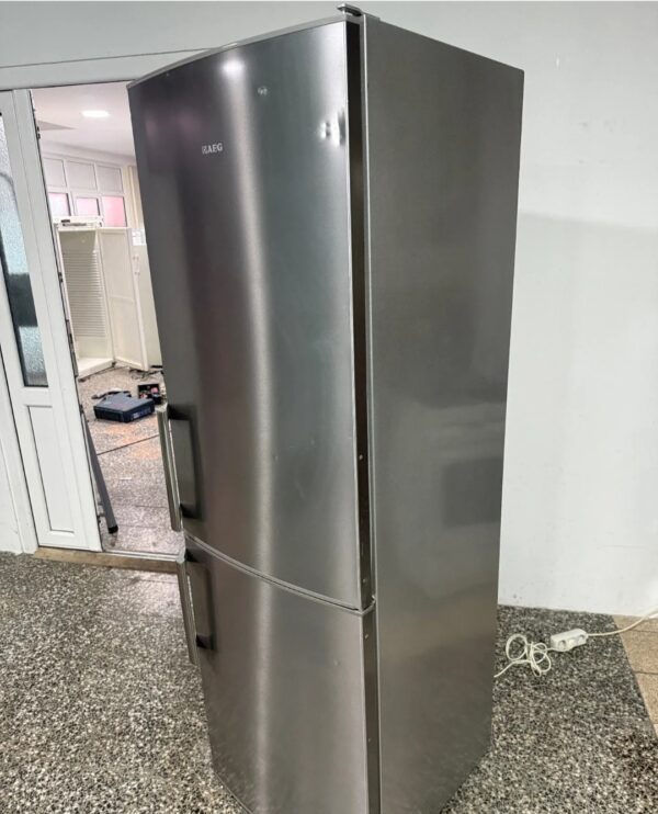 "AEG", GERMANY, Inox polovni kombinovani frižider, 338litara, 186 cm, prevoz ukljucen u cenu - Image 2