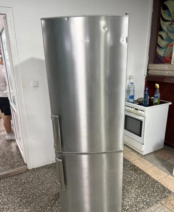 "AEG", GERMANY, Inox polovni kombinovani frižider, 338litara, 186 cm, prevoz ukljucen u cenu - Image 9