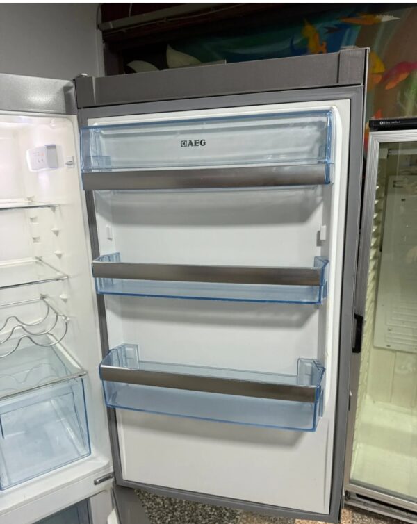 "AEG", GERMANY, Inox polovni kombinovani frižider, 338litara, 186 cm, prevoz ukljucen u cenu - Image 6