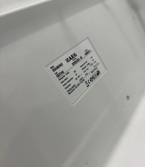 "AEG", GERMANY, Inox polovni kombinovani frižider, 338litara, 186 cm, prevoz ukljucen u cenu - Image 4