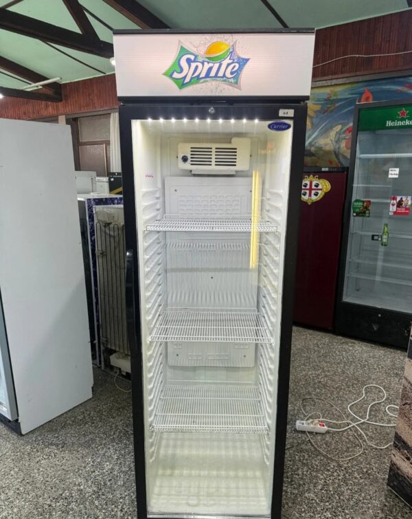 "SPRITE - CARRIER", Germany, 370lit,200x60cm, polovna  staklena vitrina, LED rasveta - Image 6