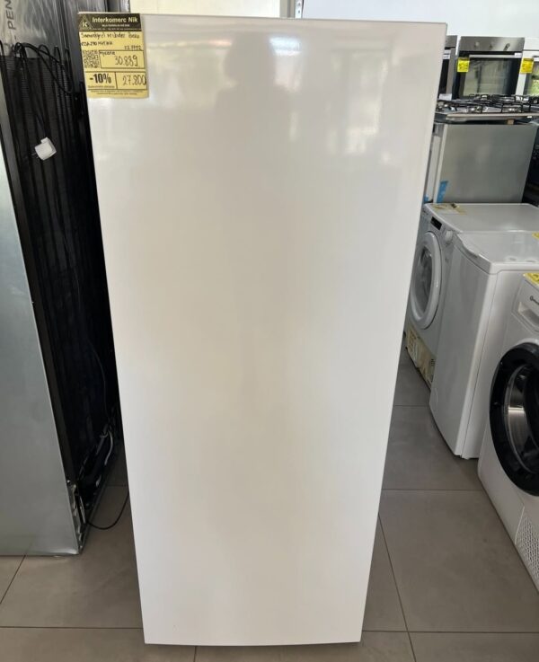„Beko“, cist frizider, 150 cm, 286 litara. Garancija 25 meseci. Prevoz uključen u cenu. Rezervni delovi obezbeđeni 7 godina; moguć servis i posle isteka garancije.