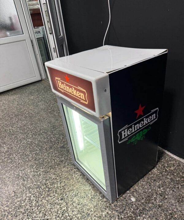 "HEINEKEN", BLACK polovna rashladna staklena vitrina, 85 cm, prevoz ukljucen u cenu - Image 2