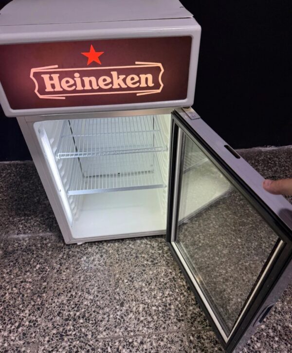 "HEINEKEN", BLACK polovna rashladna staklena vitrina, 85 cm, prevoz ukljucen u cenu - Image 6