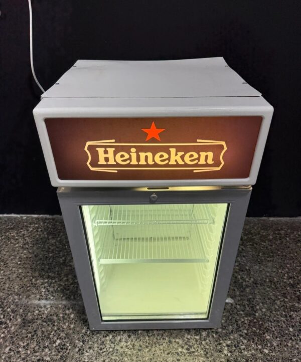"HEINEKEN", BLACK polovna rashladna staklena vitrina, 85 cm, prevoz ukljucen u cenu - Image 4