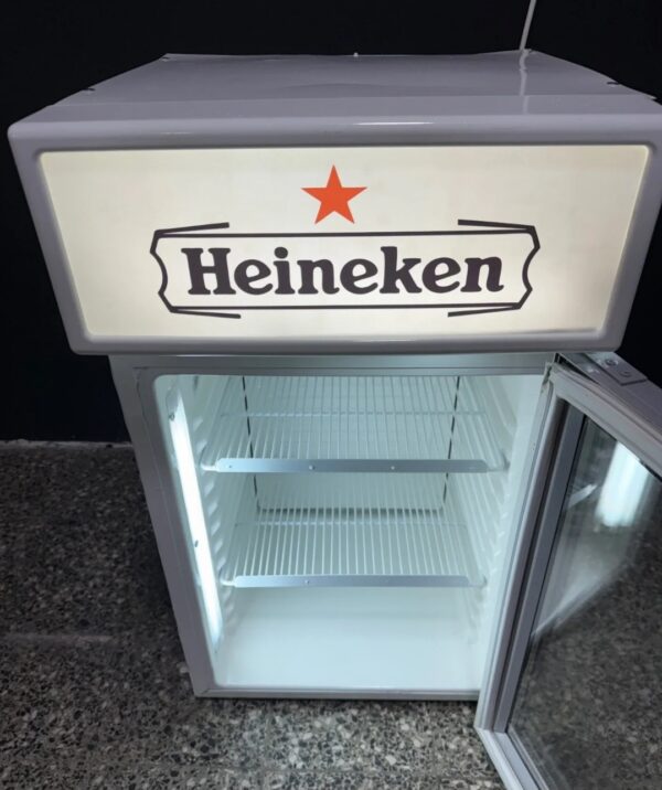 "HEINEKEN - ON ICE", polovna rashladna staklena vitrina, 85 cm, prevoz ukljucen u cenu - Image 5