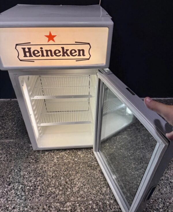 "HEINEKEN - ON ICE", polovna rashladna staklena vitrina, 85 cm, prevoz ukljucen u cenu - Image 4