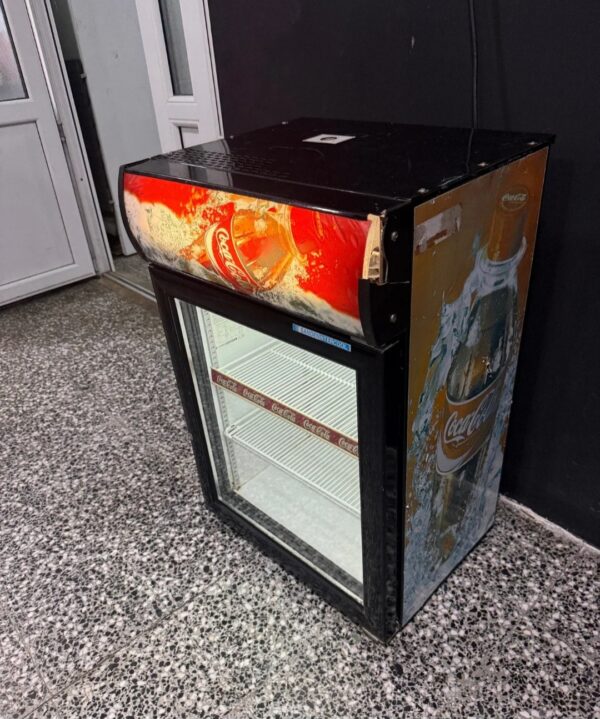 "COCA COLA", Germany, polovna mala staklena rashladna vitrina, 83 cm, prevoz ukljucen u cenu - Slika 5