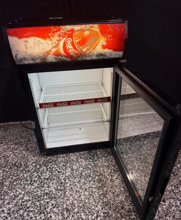 "COCA COLA", Germany, polovna mala staklena rashladna vitrina, 83 cm, prevoz ukljucen u cenu - Slika 3