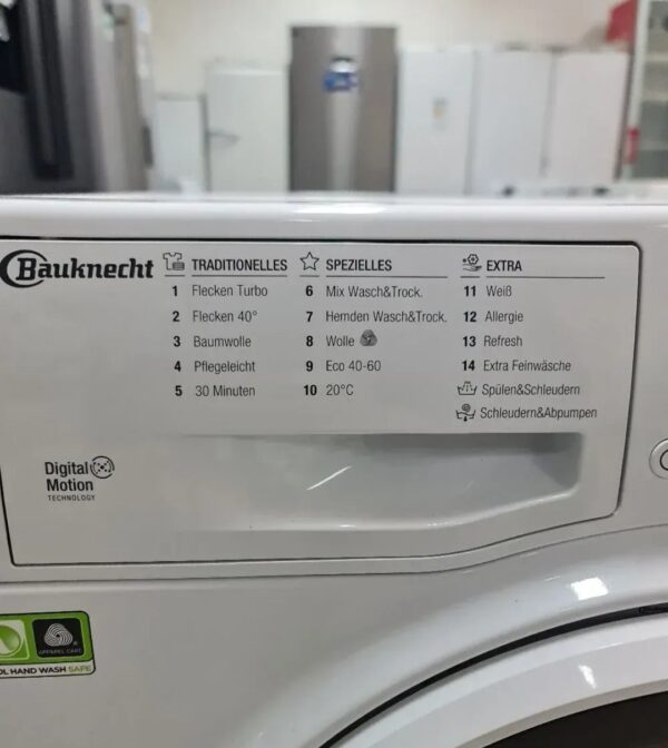 "Bauknecht", polovna kombinovana masina za pranje i susenje, 8/6kg, 1400rpm, A+++, garancija 6 meseci, moguc prevoz - Slika 5
