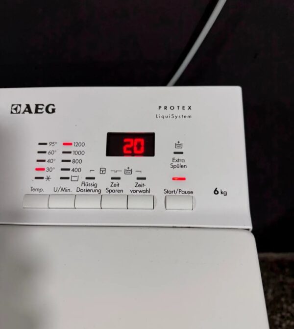 "AEG", GERMANY, polovna,Top Load punjenje odgore, 6kg 1200obrtaja, prevoz ukljucen u cenu - Slika 7