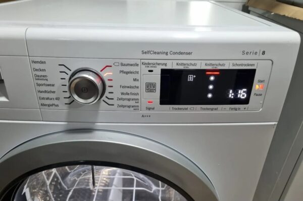 "Bosch Serie 8", polovna masina za susenje vesa, kondenzaciona sa toplotnom pumpom, garancija 6 meseci, moguc prevoz, uvoz CH - Slika 4
